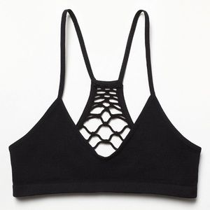 Free People Intimates & Sleepwear - π₯π₯Free People Black Baby Racerback Bralette Free People Intimates & Sleepwear - π₯π₯Free People Black Baby Racerback Bralette
